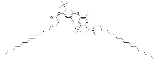 CAS#: 71982-66-6, Thiobis[2-(1,1-Dimethylethyl)-5-Methyl-4,1-Phenylene] Bis[3-(Tetradecylthio)Propionate]