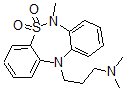 CAS#: 7200-23-9, 6-Methyl 11 (3-Dimethylaminopropyl)Dibenzo(c.f)(1,2,5)Thiadiazepine 5,5-dioxide