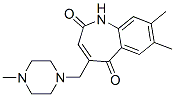 CAS#: 72004-13-8, 7,8-Dimethyl-4-[(4-Methylpiperazin-1-Yl)Methyl]-1H-1-Benzazepine-2,5-Dione