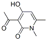 CAS 登录号：7202-55-3， 1,6-二甲基-3-乙酰基-4-羟基吡啶-2(1H)-酮