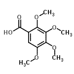 CAS#: 72023-44-0, 2,3,4,5-Tetramethoxybenzoic acid