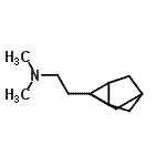 CAS#: 72055-04-0, N,N-Dimethyl-2-(tricyclo[2.2.1.0<sup>2,6</sup>]hept-1-yl)ethanamine