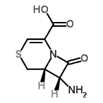 CAS#: 72079-40-4, (6R,7R)-7-Amino-8-oxo-4-thia-1-azabicyclo[4.2.0]oct-2-ene-2-carboxylic acid