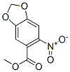 CAS 登录号：721-00-6， 6-硝基-1,3-苯并二氧戊环-5-羧酸甲酯