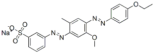 CAS#: 72138-85-3, Sodium 3-[4-(4-Ethoxyphenyl)Diazenyl-5-Methoxy-2-Methylphenyl]Diazenylbenzenesulfonate