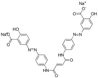 CAS#: 72139-21-0, Disodium (3E)-3-[[4-[[(E)-4-[[4-[(2E)-2-(3-Carboxylato-4-Oxo-1-Cyclohexa-2,5-Dienylidene)Hydrazinyl]Phenyl]Amino]-4-Oxobut-2-Enoyl]Amino]Phenyl]Hydrazinylidene]-6-Oxocyclohexa-1,4-Diene-1-Carboxylate