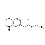 CAS#: 721920-80-5, Ethyl 1,5,6,7-tetrahydro-1,8-naphthyridin-2-ylacetate