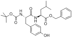 CAS#: 72210-21-0, N-[(1,1-Dimethylethoxy)Carbonyl]-L-Tyrosyl-L-Leucine Phenylmethyl Ester