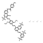 CAS#: 72245-47-7, Tetrasodium 2-[(4-{[4-({7-[(4-aminobenzoyl)amino]-1-hydroxy-3-sulfonato-2-naphthyl}diazenyl)-2,5-dimethoxyphenyl]diazenyl}-6-sulfonato-1-naphthyl)diazenyl]-1,4-benzenedisulfonate