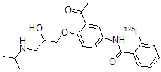 CAS 登录号：72249-69-5， 2-碘苯甲酰基醋丁洛尔