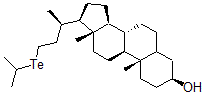 CAS#: 72249-71-9, 23-(Isopropyltelluro)-24-Norcholan-3-Ol