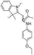 CAS#: 72252-43-8, 2-[2-[(4-Ethoxyphenyl)Amino]Vinyl]-1,3,3-Trimethyl-3H-Indolium Acetate