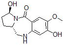 CAS 登录号:72274-97-6, (3R-顺式)-1,2,3,10,11,11a-六氢-3,8-二羟基-7-甲氧基-5H-吡咯并(2,1-c)(1,4)苯并二氮杂卓-5-酮