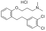 CAS 登录号：72284-48-1， 3-[2-[2-(3,4-二氯苯基)乙基]苯氧基]-N,N-二甲基丙烷-1-胺盐酸盐