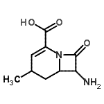 CAS#: 72292-29-6, 7-Amino-4-methyl-8-oxo-1-azabicyclo[4.2.0]oct-2-ene-2-carboxylic acid
