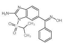 CAS 登录号：72301-79-2， (NE)-N-[(2-氨基-3-丙-2-基磺酰基苯并咪唑-5-基)-苯基亚甲基]羟胺