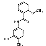 CAS#: 723257-28-1, N-(3-Hydroxy-4-methylphenyl)-2-methoxybenzamide