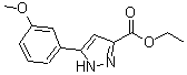 CAS 登录号：723339-63-7， 5-(3-甲氧基苯基)-1H-吡唑-3-羧酸乙酯