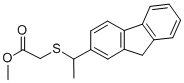 CAS#: 72353-30-1, Methyl 2-[1-(9H-Fluoren-2-Yl)Ethylsulfanyl]Acetate