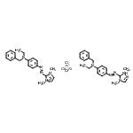 CAS#: 72379-36-3, Bis[5-({4-[benzyl(ethyl)amino]phenyl}diazenyl)-1,4-dimethyl-4,5-dihydro-1H-1,2,4-triazol-1-ium] tetrachlorozincate(2-)