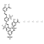 CAS#: 72379-55-6, Pentasodium 5-{[7-({4-[(3-carboxylato-4-hydroxyphenyl)diazenyl]-3-sulfonatophenyl}diazenyl)-8-hydroxy-3,6-disulfonato-1-naphthyl]sulfamoyl}-2-hydroxybenzoate