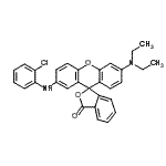 CAS#: 72389-79-8, 2'-[(2-Chlorophenyl)amino]-6'-(diethylamino)-3H-spiro[2-benzofuran-1,9'-xanthen]-3-one