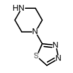 CAS#: 72396-58-8, 1-(1,3,4-Thiadiazol-2-yl)piperazine