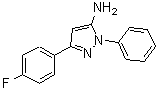CAS#: 72411-53-1, 3-(4-Fluorophenyl)-1-phenyl-1H-pyrazol-5-amine