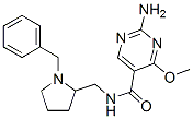 CAS#: 72412-48-7, 2-Amino-4-Methoxy-N-[[1-(Phenylmethyl)Pyrrolidin-2-Yl]Methyl]Pyrimidine-5-Carboxamide