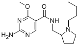 CAS#: 72412-49-8, 2-Amino-N-[(1-Butylpyrrolidin-2-Yl)Methyl]-4-Methoxypyrimidine-5-Carboxamide
