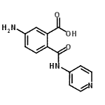 CAS#: 724455-77-0, 5-amino-2-(4-pyridylcarbamoyl)benzoic acid