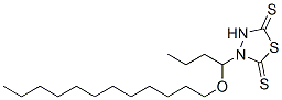 CAS 登录号:72453-57-7, 3-(1-十二烷氧基丁基)-1,3,4-噻二唑烷-2,5-二硫酮