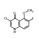 CAS#: 724787-66-0, 3-Chloro-6-fluoro-5-methoxy-4(1H)-quinolinone