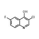 CAS#: 724787-80-8, 3-Chloro-6-fluoro-4-quinolinol