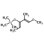 CAS#: 72486-93-2, {[(1E,3Z)-1-Methoxy-2-methyl-1,3-pentadien-3-yl]oxy}(trimethyl)silane