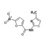 CAS#: 725244-86-0, N-(4-Methyl-1,3-thiazol-2-yl)-5-nitro-2-furamide