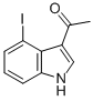 CAS 登录号：72527-77-6， 1-(4-碘-1H-吲哚-3-基)-乙酮