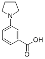 CAS 登录号：72548-79-9， 3-(1-吡咯烷基)-苯甲酸