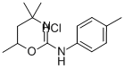 CAS 登录号：72549-85-0， 4,4,6-三甲基-N-(4-甲基苯基)-5,6-二氢-1,3-恶嗪-2-胺盐酸盐
