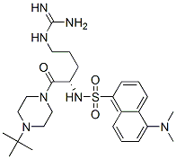 CAS#: 72561-48-9, 2-[(4S)-5-(4-Tert-Butylpiperidin-1-Yl)-4-[(5-Dimethylaminonaphthalen-1-Yl)Sulfonylamino]-5-Oxopentyl]Guanidine