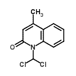 CAS#: 72566-83-7, 1-(Dichloromethyl)-4-methyl-2(1H)-quinolinone