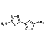 CAS#: 725698-89-5, 5-(5-Methyl-1,2-oxazol-3-yl)-1,3,4-oxadiazol-2-amine