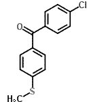 CAS#: 72585-17-2, (4-Chlorophenyl)[4-(methylsulfanyl)phenyl]methanone