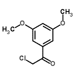 CAS#: 72612-04-5, 2-Chloro-1-(3,5-dimethoxyphenyl)ethanone