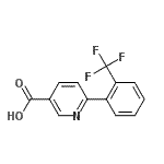 CAS#: 726136-58-9, 6-[2-(trifluoromethyl)phenyl]pyridine-3-carboxylic acid
