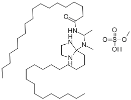 CAS 登录号：72623-82-6， (2-C13-17-烷基-1-(2-C14-18-酰胺基乙基)-4,5-二氢-3-甲基咪唑鎓)硫酸甲酯盐