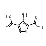 CAS#: 72632-90-7, 4-Amino-1,2-thiazole-3,5-dicarboxylic acid