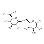 CAS#: 7264-19-9, 6-O-beta-D-Glucopyranuronosyl-alpha-D-galactopyranose