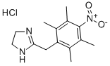 CAS 登录号：72649-98-0， 2-[(2,3,5,6-四甲基-4-硝基苯基)甲基]-4,5-二氢-1H-咪唑盐酸盐