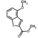 CAS#: 7267-28-9, Methyl 4-methoxy-1,3-benzothiazole-2-carboxylate